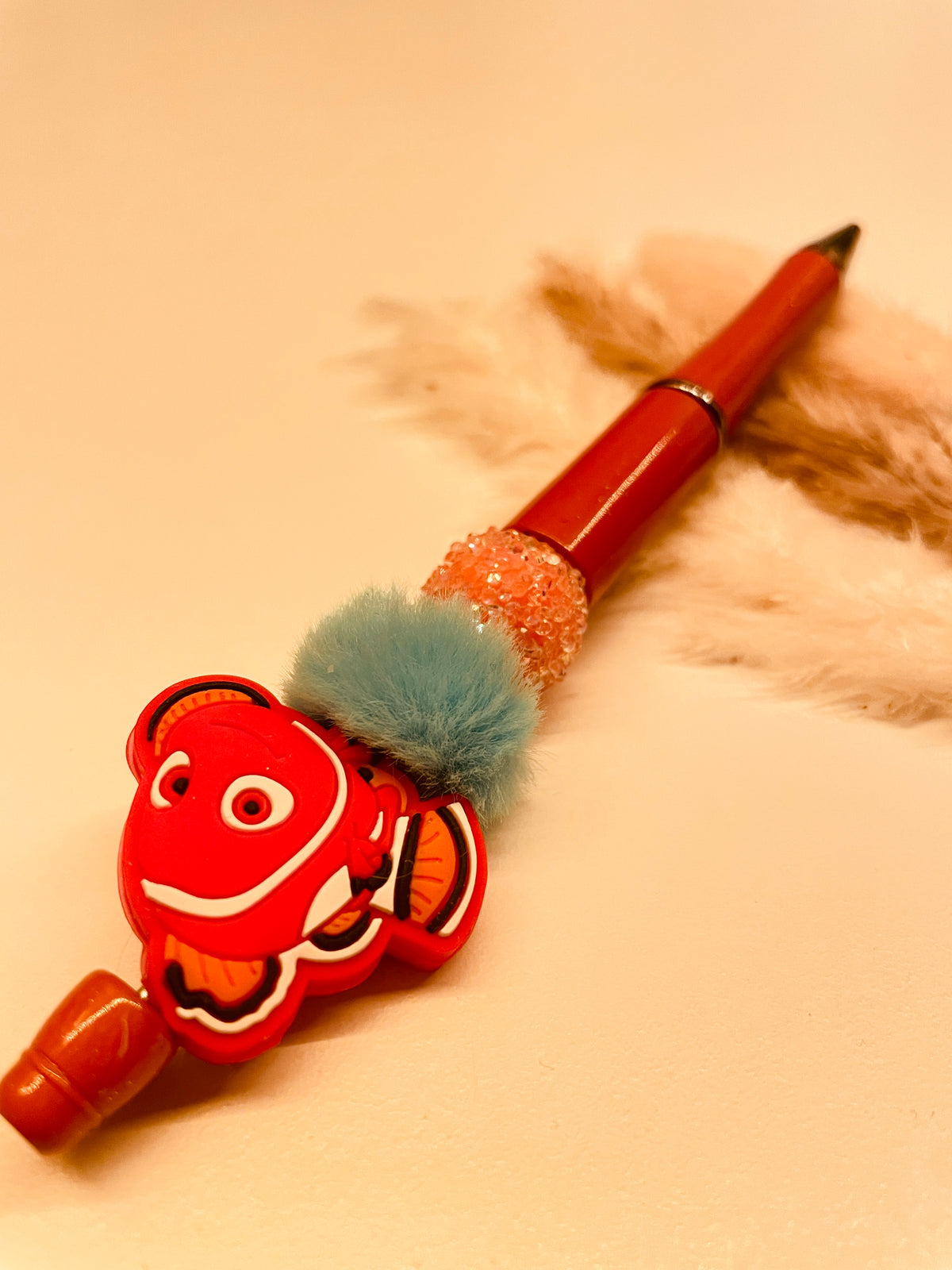 Kugelschreiber Fisch orange 
