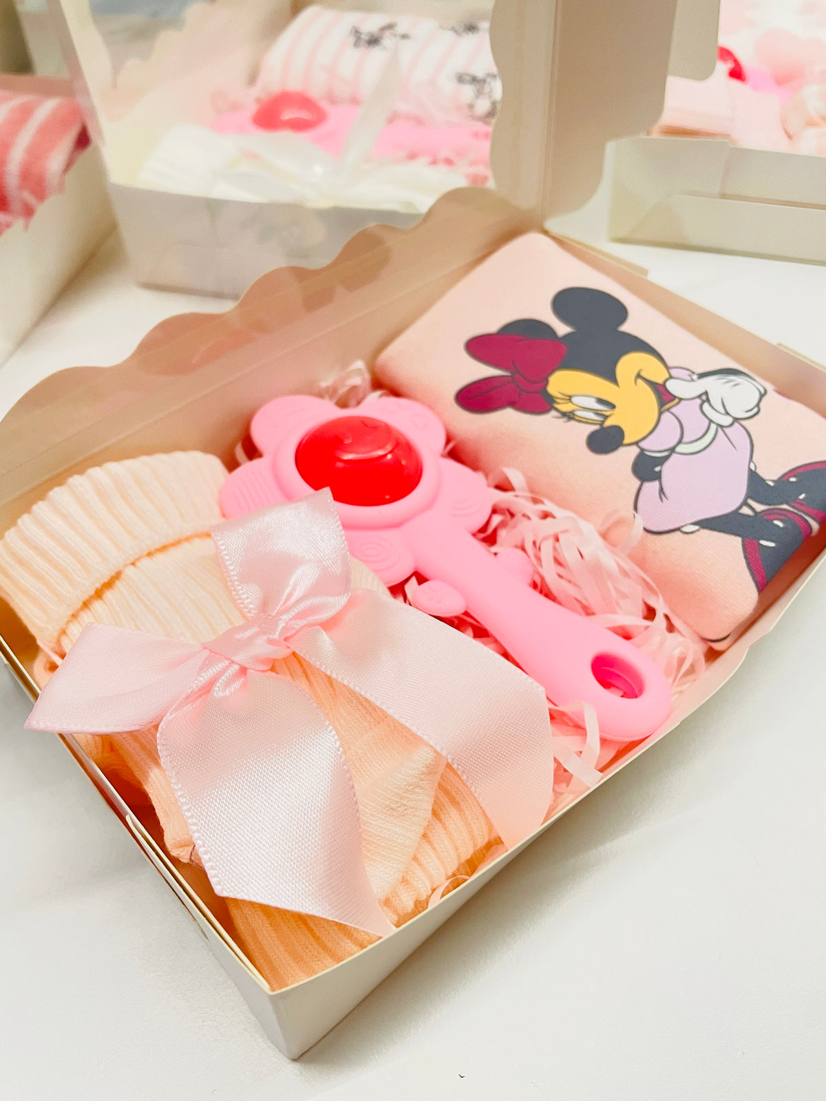 Geschenkbox mini 3-teilig pink rosa