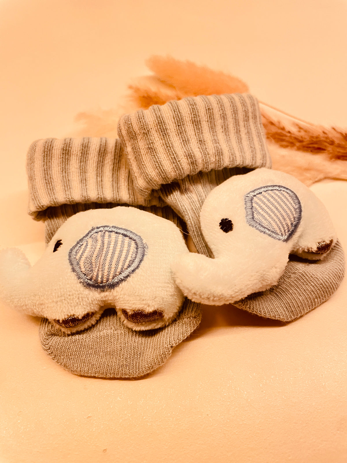 Söckchen Socken Baby Elefant 0-6 Monate