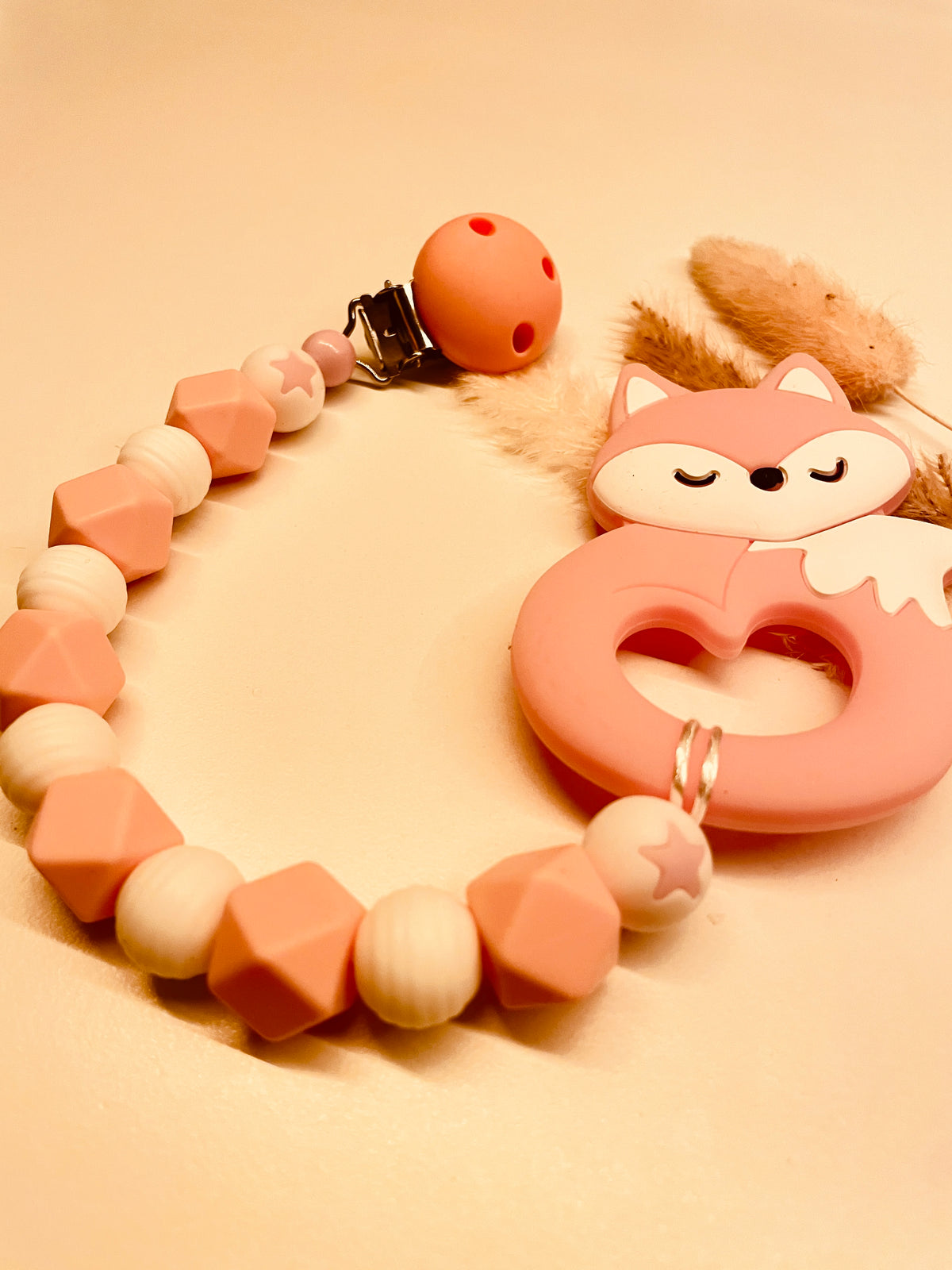 Beißkette Fuchs rosa weiß 9,90€, statt 19,90