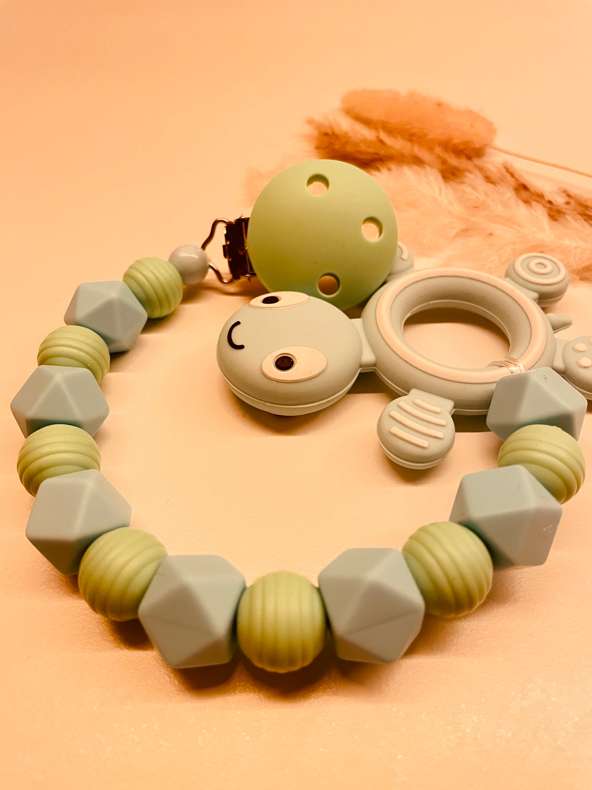 Beißkette Schildkröte mint blau 9,90€, statt 19,90€