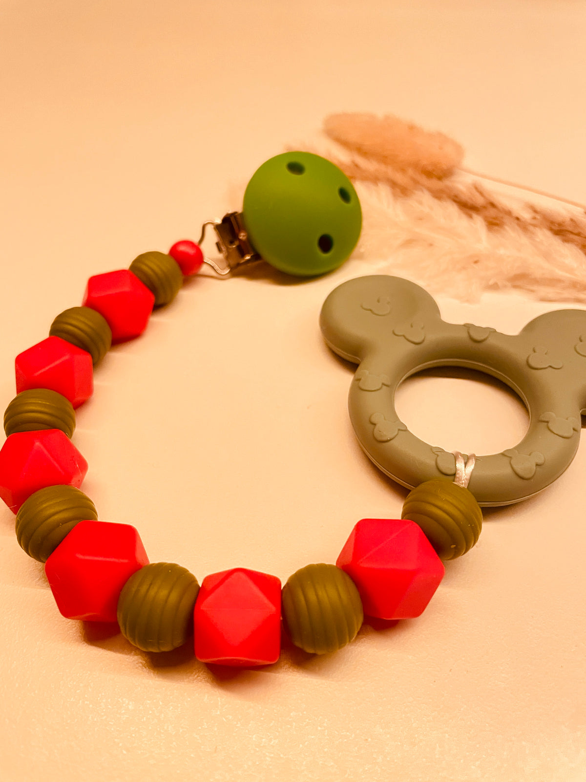 Beißkette Maus grün rot 9,90€, statt 19,90€