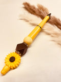 Kugelschreiber Sonnenblume gelb