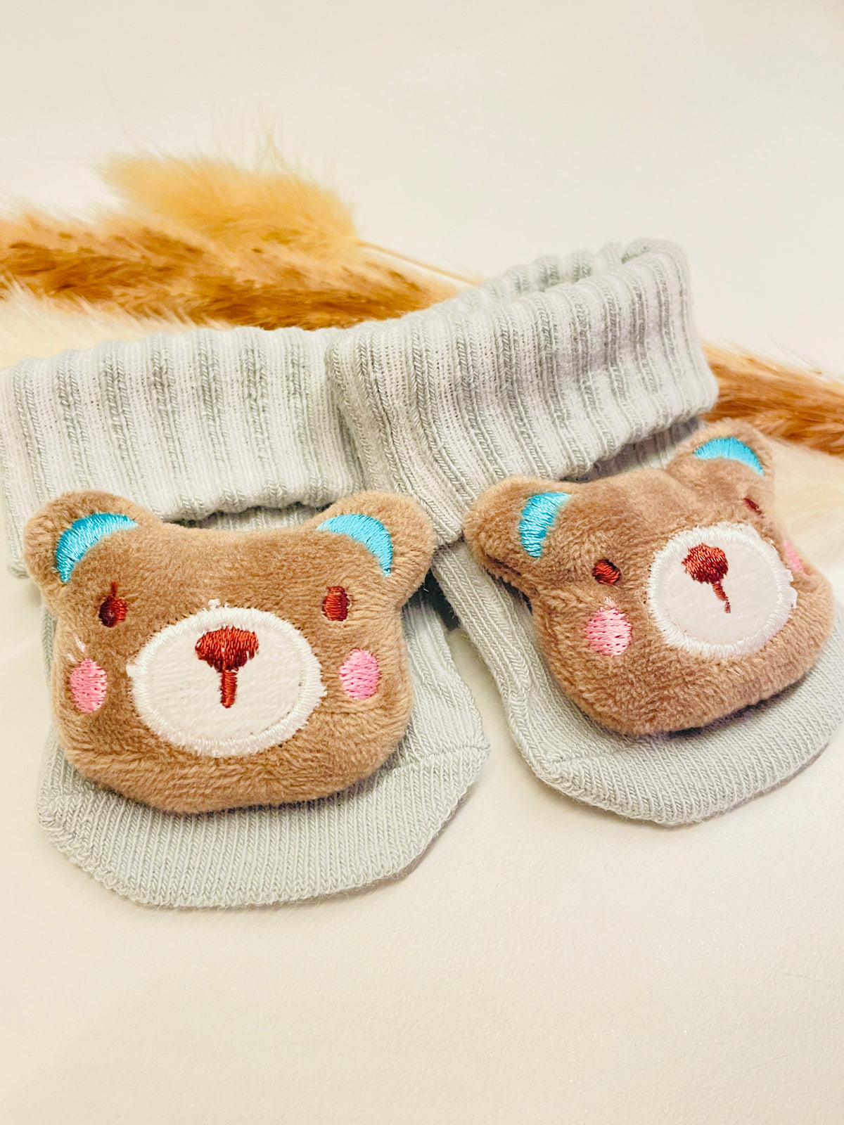 Söckchen Teddy blau