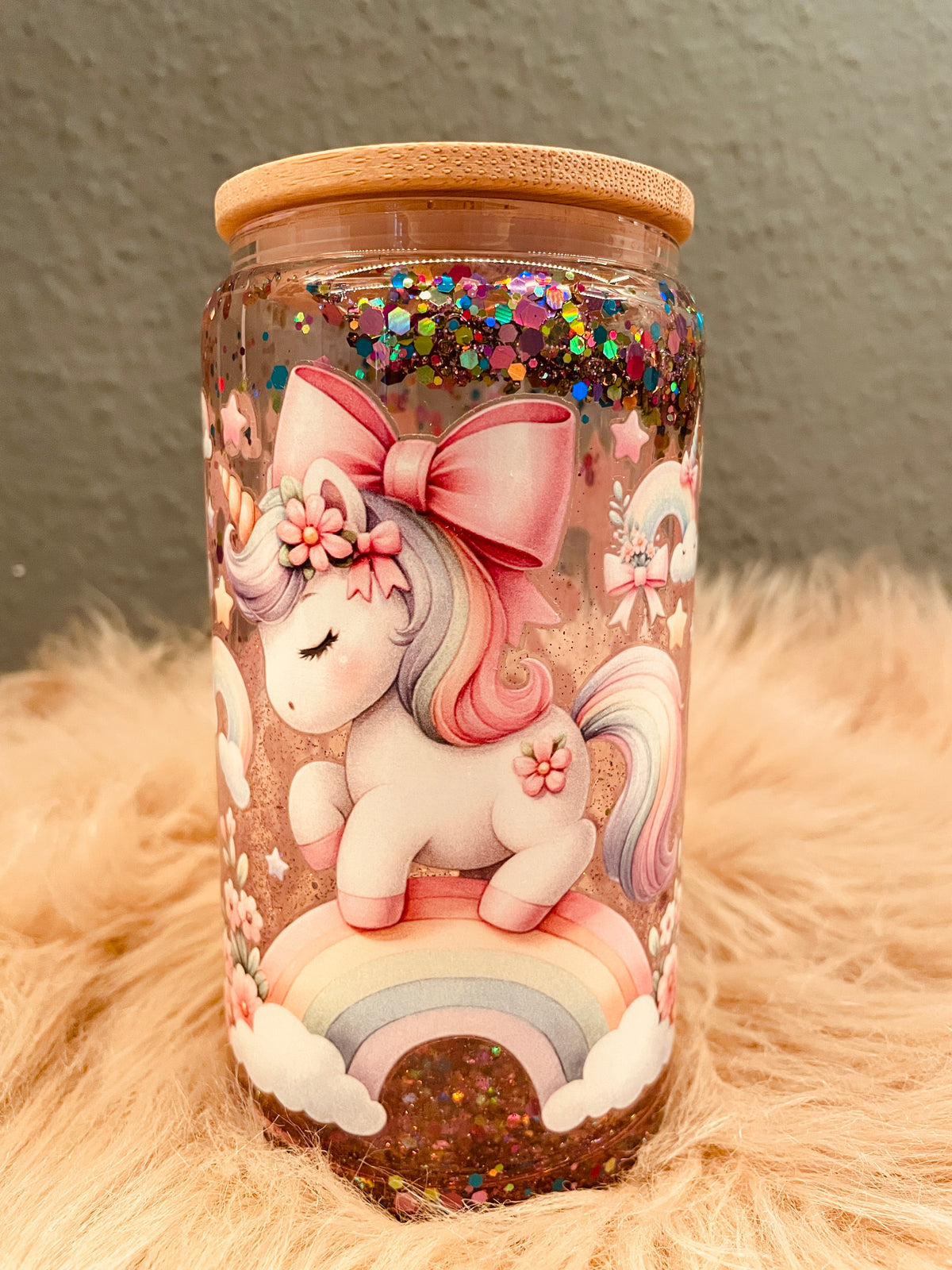 Schneekugelbecher Einhorn