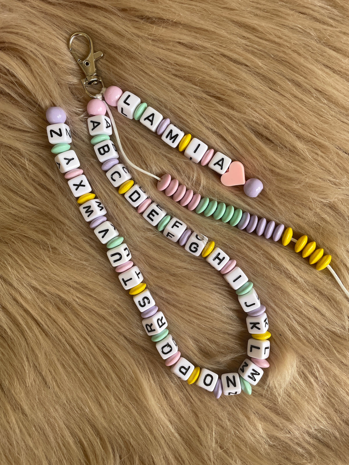 ABC & Rechenkette personalisiert Herz