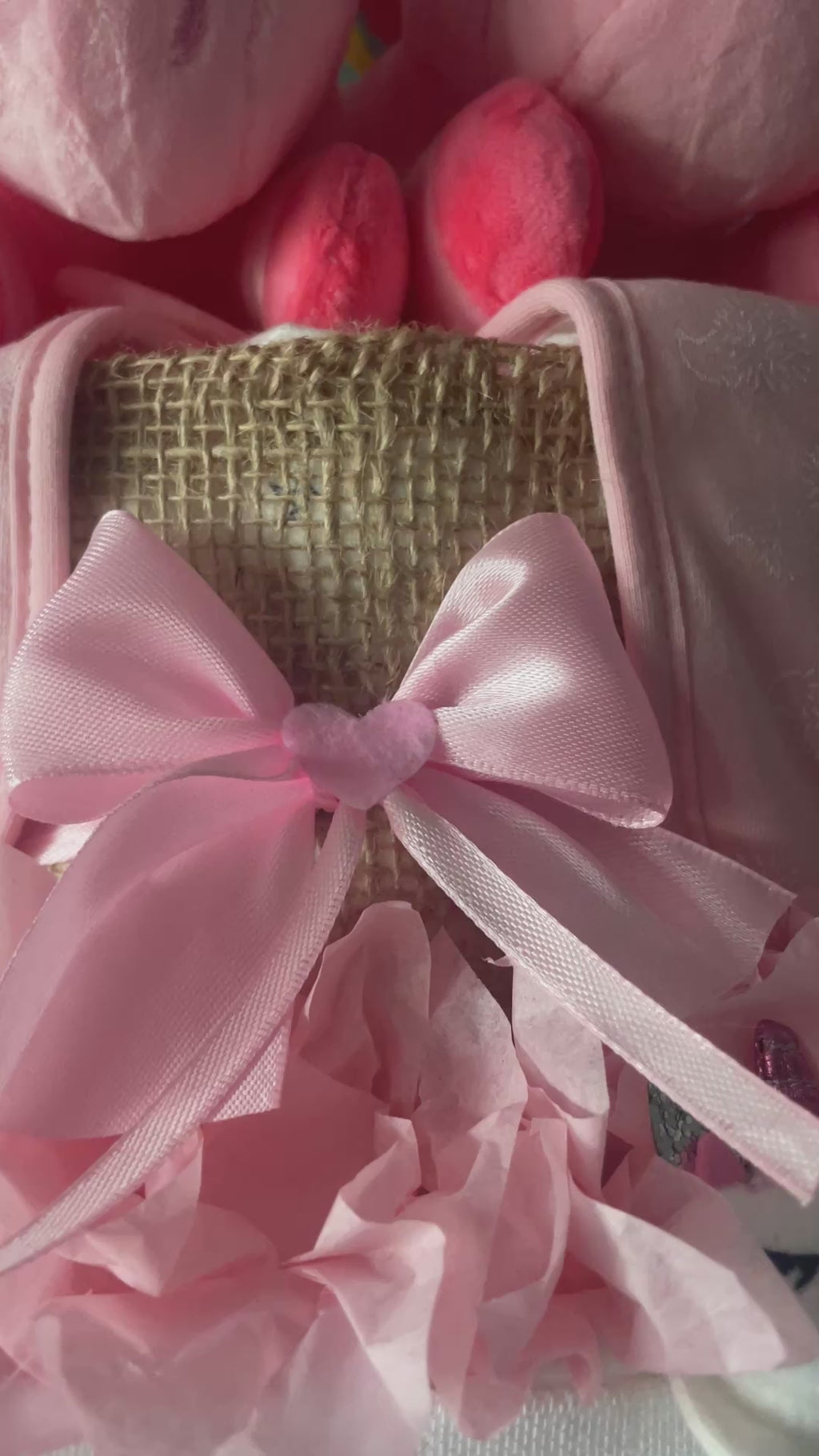 Windeltorte XXL Einhorn für Zwillinge